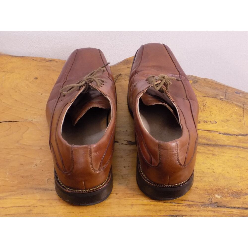 Florsheim mens 12D Medfield Plain Toe Oxford Alverson Brown Leather Grandpa Core - Picture 4 of 7